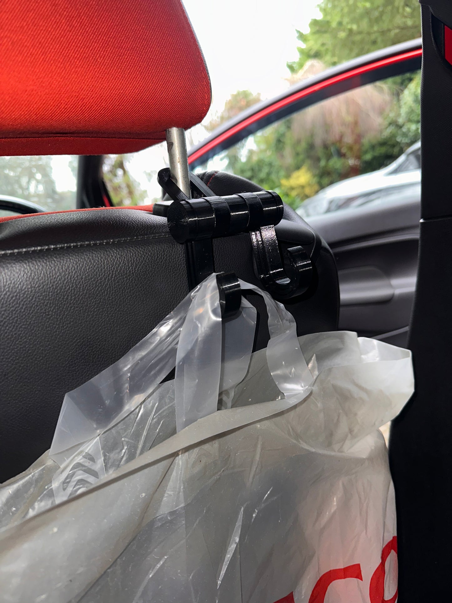 Universal Head Rest Bag Holder