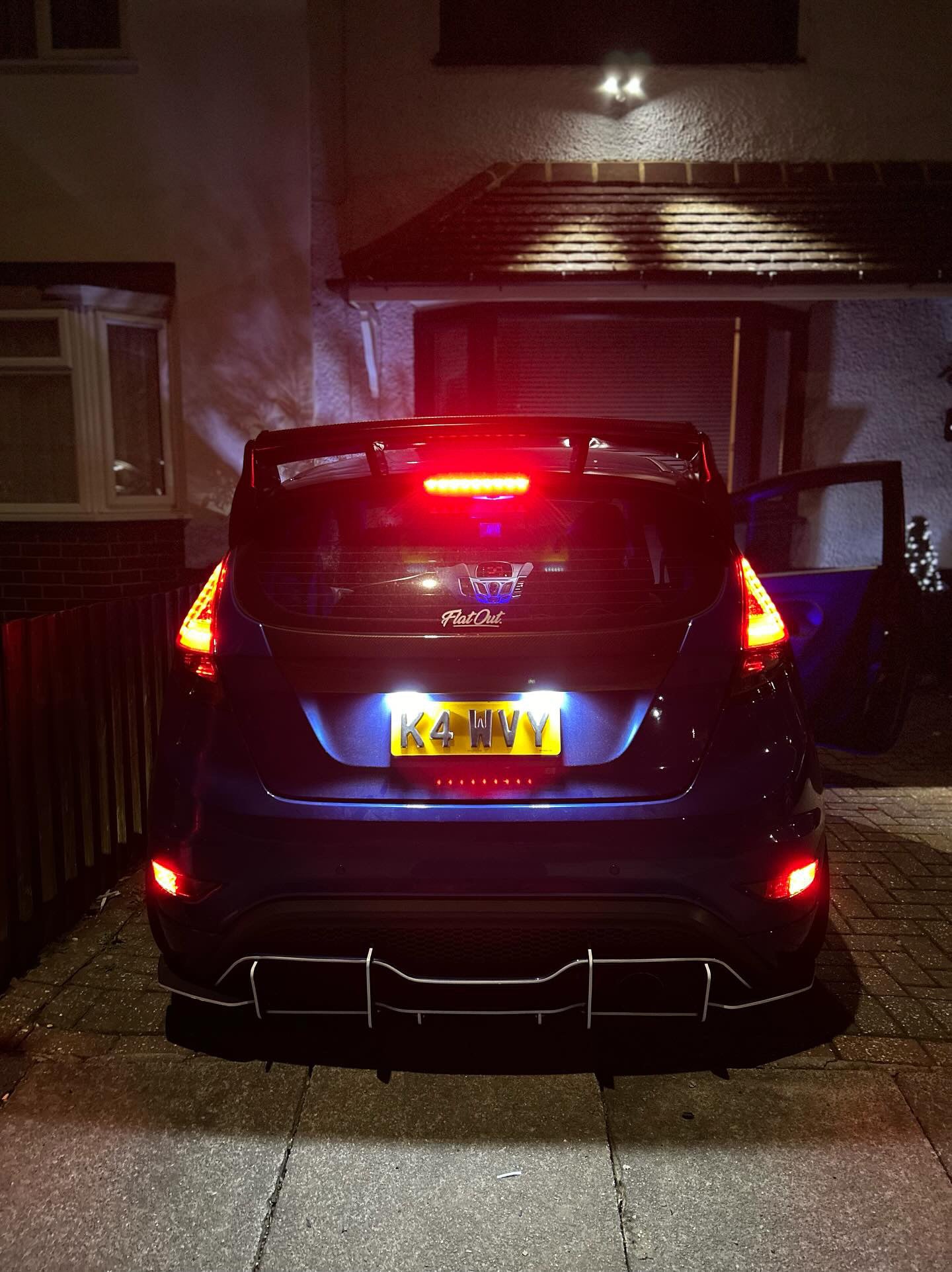 Ford Fiesta MK7/7.5 Rear Bumper Dual LED Fog Lights