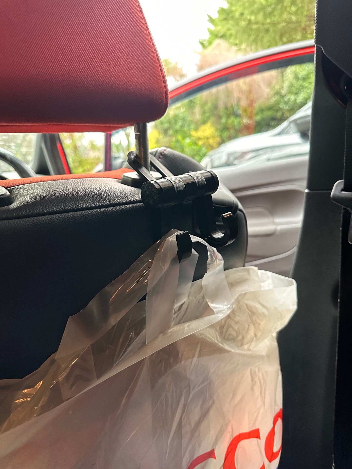 Universal Head Rest Bag Holder