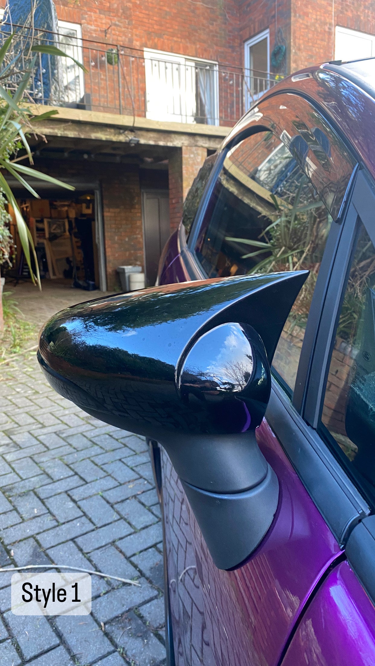 M - Style Aggressive Pointed Wingmirror Caps