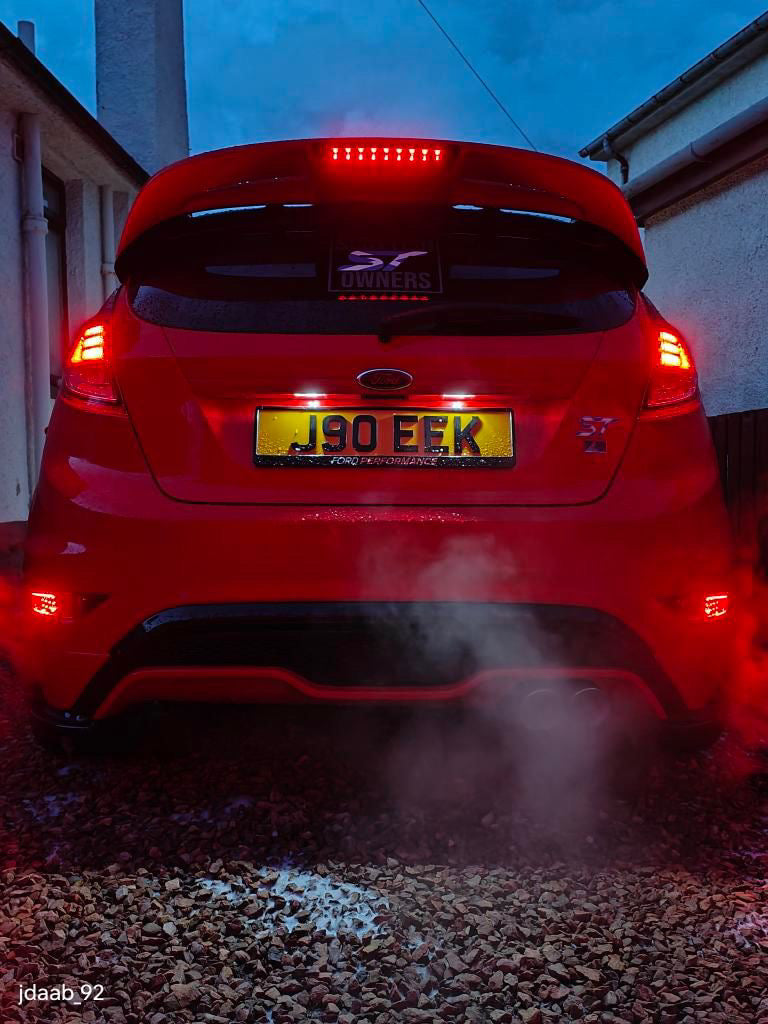 Ford Fiesta MK7/7.5 Rear Bumper Dual LED Fog Lights