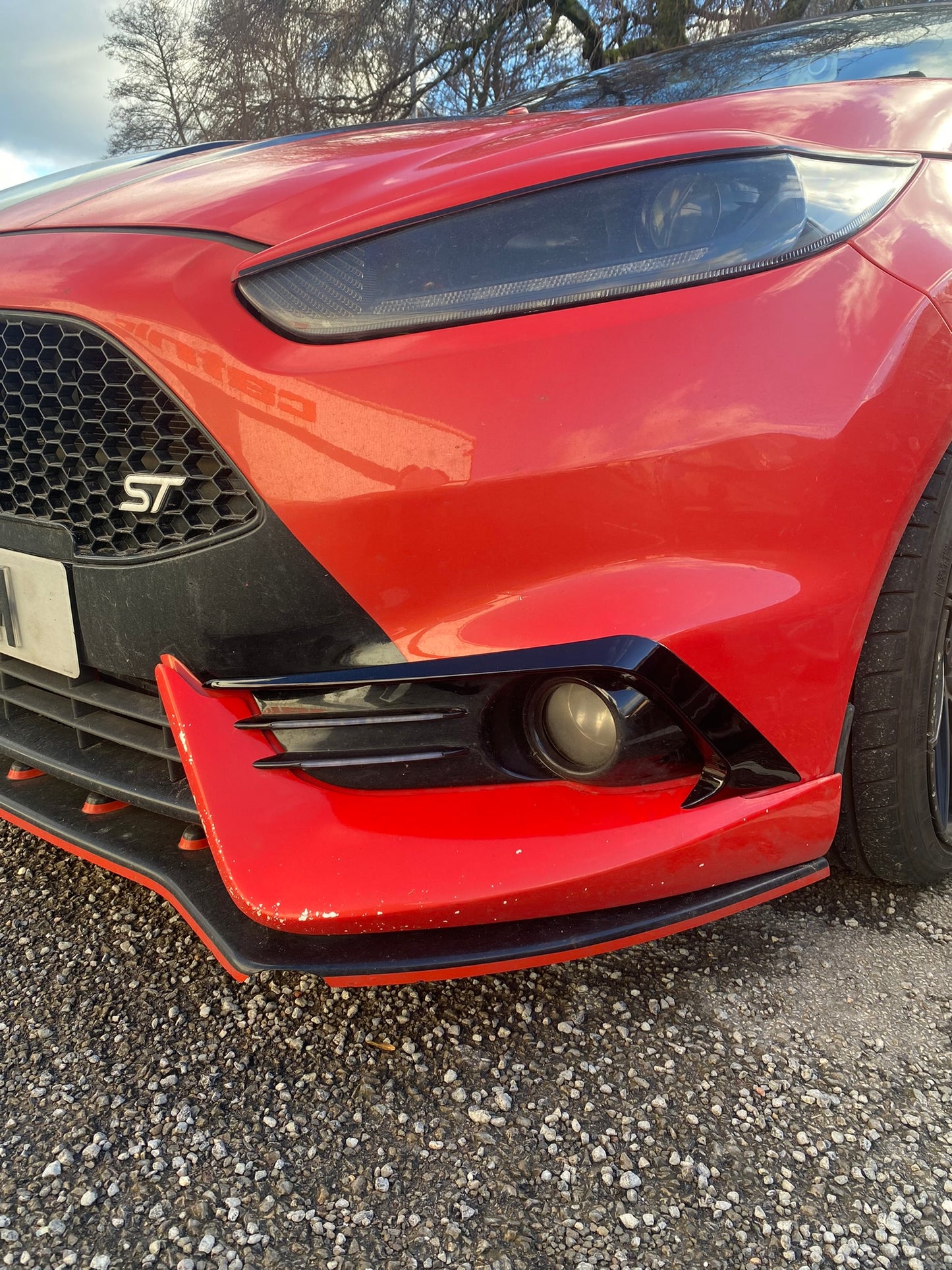 MK7.5 Fiesta ST Front Bumper Extensions